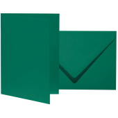  10 artoz Faltkarten mit Briefumschlägen Mosaic DIN B6 tannengrün 