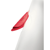  LEITZ Klemmhefter 4175 transparent, Klemme rot, 1 Stück 