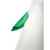  LEITZ Klemmhefter 4175 transparent, Klemme grün, 1 Stück 