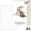  folia Aquarellblock SCHULE 3-Seiten verleimt DIN A3 150 g/qm, 10 Blatt, 1 Block 