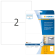  HERMA wetterfeste Folienetiketten 4600 weiß 210,0 x 148,0 mm, 10 Blatt 
