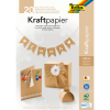  folia Tonpapier Kraftkarton braun 120/230 g/qm 20 Blatt 