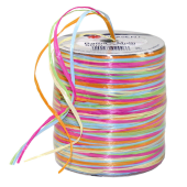  PRÄSENT Geschenkband Raffia matt pink/orange/grün/blau/natur 3,0 mm x 50,0 m 