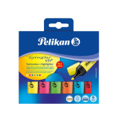  Pelikan 490 Textmarker farbsortiert, 6 Stück 