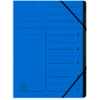  Exacompta Ordnungsmappe 7 Fächer blau, 1 Stück 