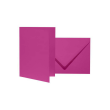  10 artoz Faltkarten mit Briefumschlägen Mosaic DIN B6 fuchsia 