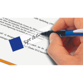  SIGEL transparent Haftmarker farbsortiert 7x 40 Streifen 