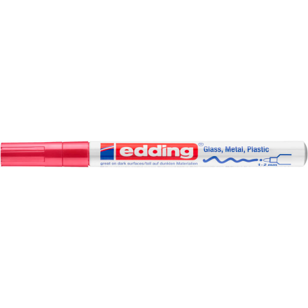 edding 751 creative Lackmarker rot 1,0 - 2,0 mm, 1 Stück