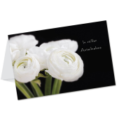  LUMA Trauerkarte Ranunkeln DIN B6 