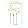  LUMA Geburtstagskarte 3 Kerzen DIN B6 
