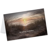  LUMA Trauerkarte Meer DIN B6 