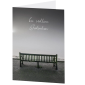  LUMA Trauerkarte Parkbank DIN B6 