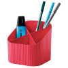  HAN Stiftehalter Re-X-LOOP rot 100% Recyclingmaterial 4 Fächer 11,1 x 12,1 x 10,6 cm 