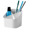  HAN Stiftehalter Re-X-LOOP weiß 100% Recyclingmaterial 4 Fächer 11,1 x 12,1 x 10,6 cm 