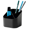  HAN Stiftehalter Re-X-LOOP schwarz 100% Recyclingmaterial 4 Fächer 11,1 x 12,1 x 10,6 cm 