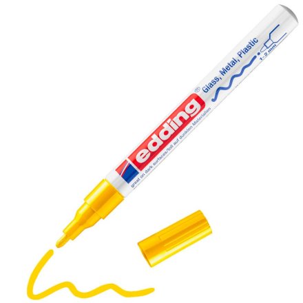 edding 751 creative Lackmarker gelb 1,0 - 2,0 mm, 1 Stück