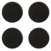  Zeller Magnete Metall schwarz, Ø 2,3 x 0,9 cm, 4 Stück 