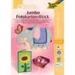  folia Fotokarton JUMBO farbsortiert 300 g/qm 25 Blatt   Format 24,0 x 34,0 cm 