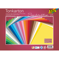 folia Fotokarton Sonderedition 25 farbsortiert 220 g/qm 25 Blatt Format 25,0 x 35,0 cm