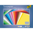  folia Tonpapier Sonderedition 25 farbsortiert 130 g/qm 25 Bogen 35,0 x 50,0 cm 