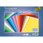folia Tonpapier Sonderedition 25 farbsortiert 130 g/qm 25 Bogen 35,0 x 50,0 cm