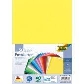  folia Fotokarton farbsortiert 300 g/qm 50 Blatt   DIN A4 