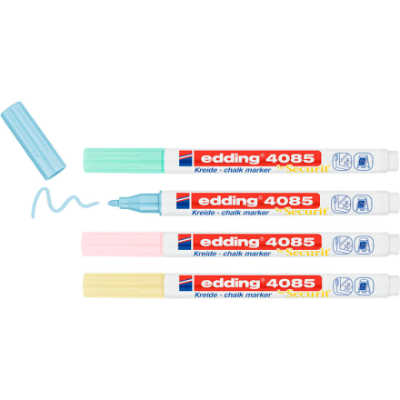 edding 4085 pastell Kreidemarker farbsortiert 1,0 - 2,0 mm, 1 Set