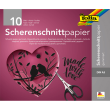  folia Scherenschnittpapier gummiert schwarz 105 g/qm 10 Blatt   Format DIN A5 