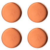  Zeller Magnete Metall roségold, Ø 2,3 x 0,9 cm, 4 Stück 