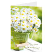  LUMA Geburtstagskarte Margeritenstrauß DIN B6 