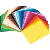  folia Tonpapier Sonderedition 50 farbsortiert 130 g/qm 50 Blatt 