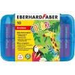  EBERHARD FABER Colori Wachsmalkreiden farbsortiert, 10 Stück 