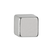  MAUL silber Magnete, Metall 0,5 x 0,5 x 0,5 cm, 10 Stück 