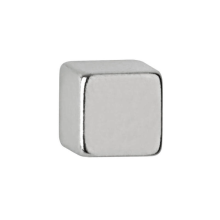 MAUL silber Magnete, Metall 1,0 x 1,0 x 1,0 cm, 10 Stück