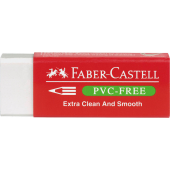  FABER-CASTELL Radiergummi PVC-FREE weiß, 1 Stück 