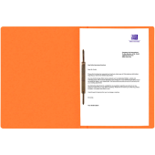 OXFORD Schnellhefter TOP FILE+ Karton orange DIN A4, 1 Stück 