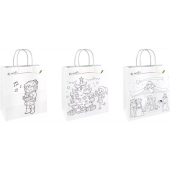  3 TSI Geschenktüten Weihnachten Ausmaltüten Motiv sortiert 18,0 x 23,0 cm 