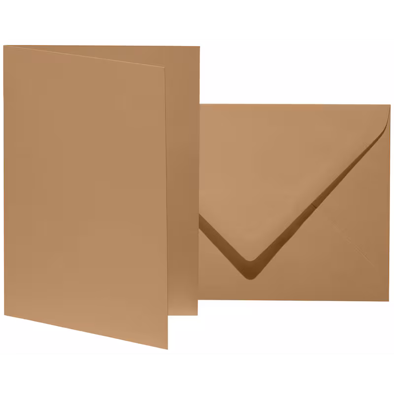  10 artoz Faltkarten mit Briefumschlägen Mosaic DIN B6 natur 