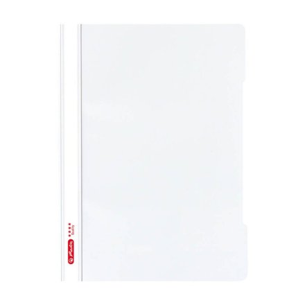 herlitz Schnellhefter Quality Kunststoff weiß DIN A4, 1 Stück