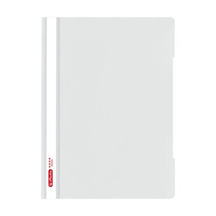 herlitz Schnellhefter Quality Kunststoff grau DIN A4, 1 Stück
