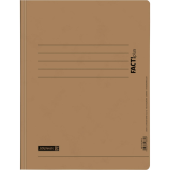  BRUNNEN Spiralhefter FACT!plus Karton braun DIN A4, 1 Stück 