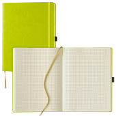  Lediberg Notizbuch Tucson ca. DIN A4 kariert, lemongreen Hardcover 