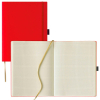  Lediberg Notizbuch Tucson ca. DIN A4 kariert, hellrot Hardcover 