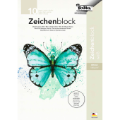  folia Zeichenblock gekörnt DIN A3 140 g/qm, 10 Blatt, 1 Block 