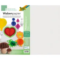 folia Wabenpapier Basic farbsortiert 8 Bogen