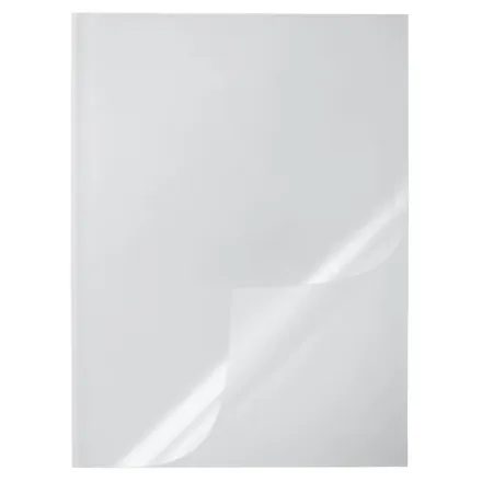 DURABLE Klemmschienenhüllen DIN A4 transparent genarbt 0,22 mm, 50 Stück