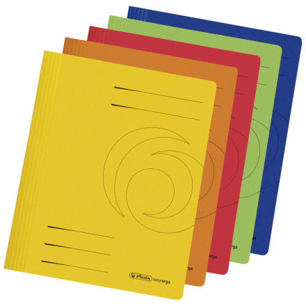 herlitz Schnellhefter easy orga Karton farbsortiert DIN A4, 10 Stück