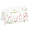  LUMA Geburtstagskarte rosa Blumen DIN B6 