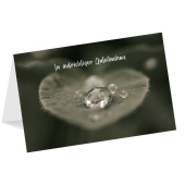  LUMA Trauerkarte Tropfen DIN B6 