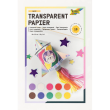  folia Transparentpapier farbsortiert 42 g/qm 10 Blatt   DIN A4 